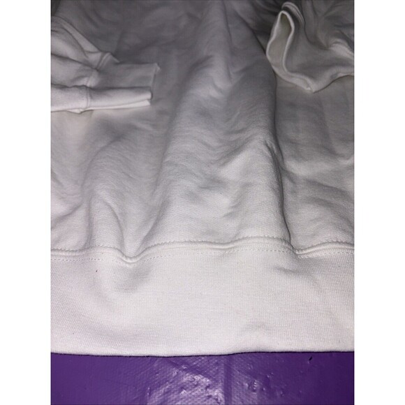 Gildan 18000 Heavy Blend Crewneck Sweatshirt Pullover Sizes Large White - Picture 2 of 7